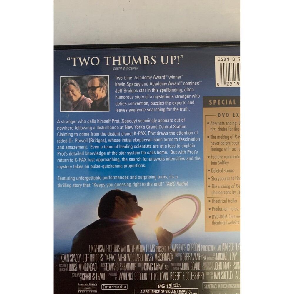 K-PAX DVD - Picture 4 of 5